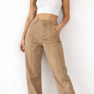 Amazon Essentials Women's High-Rise Seamed Wide-Leg Crop Pant size 14